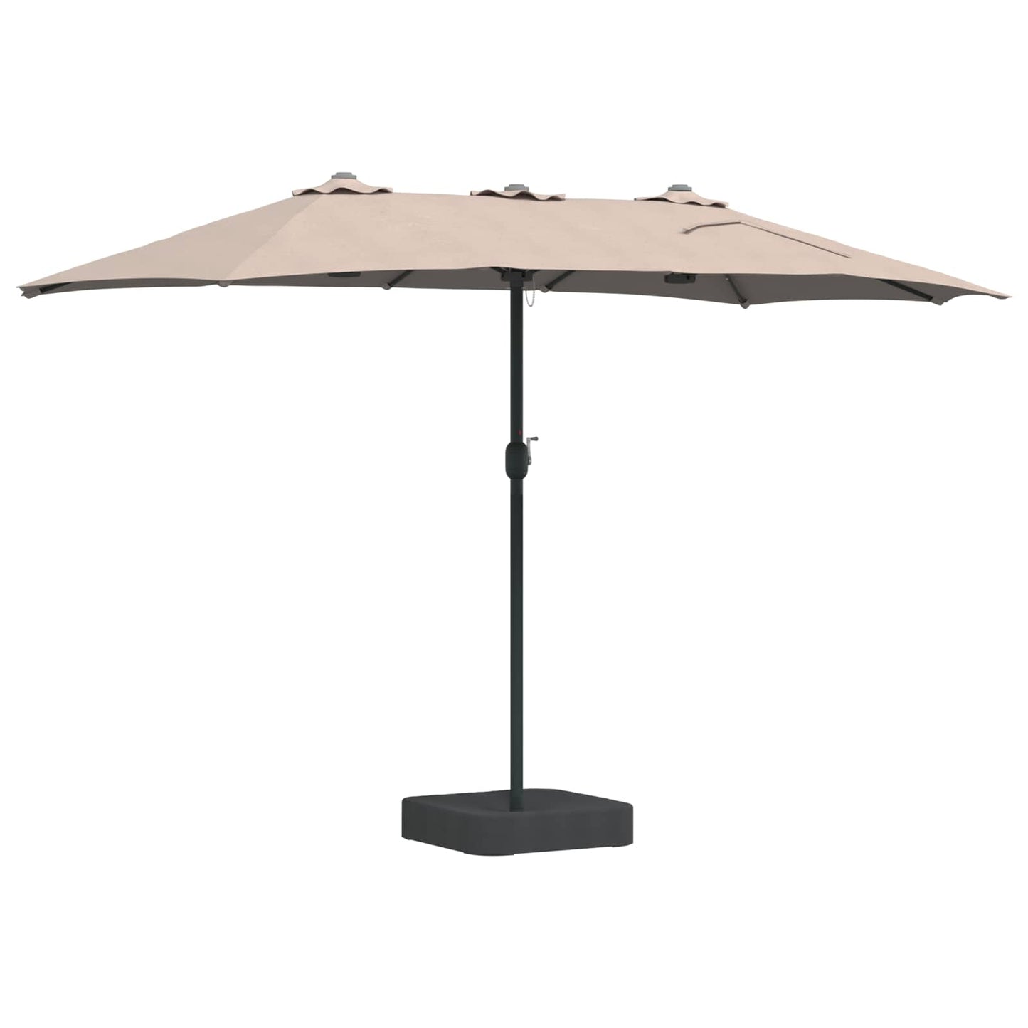 Sodo skėtis Taupe 385 x 209 x 244 cm audinys