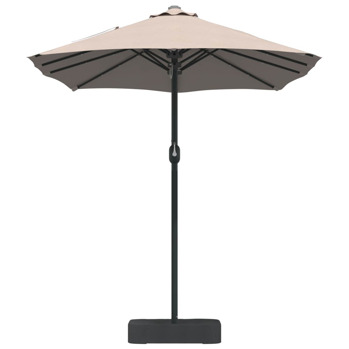 Sodo skėtis Taupe 385 x 209 x 244 cm audinys