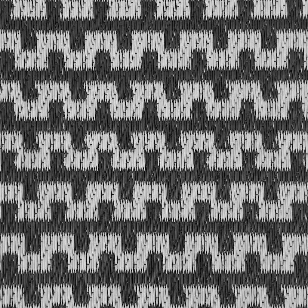 Lauko kilimas ARAKIL Juoda ir pilka 300 x 600 cm PP