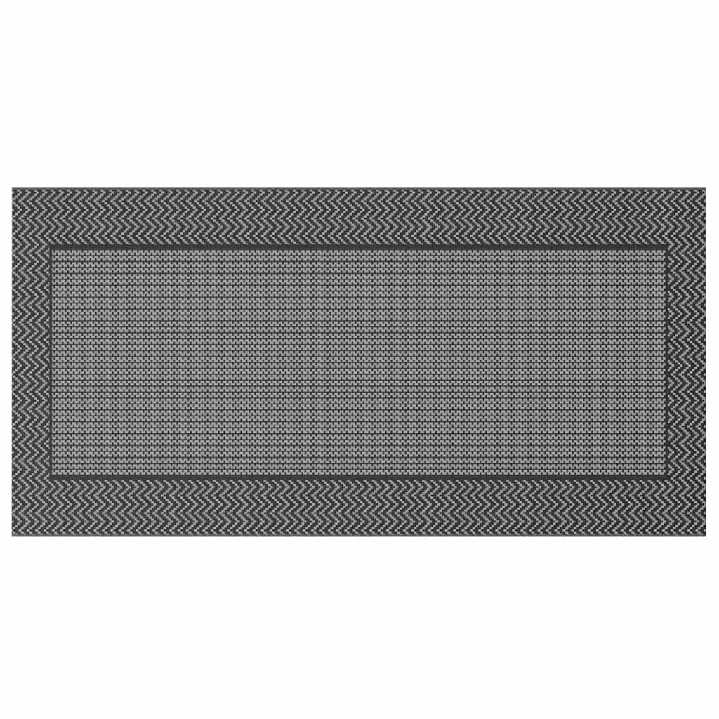 Lauko kilimas ARAKIL Juoda ir pilka 300 x 600 cm PP