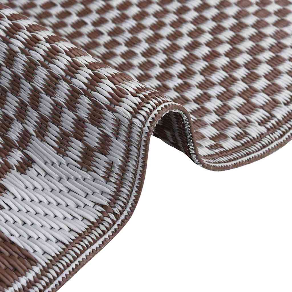 Lauko kilimas ARAKIL Ruda ir balta 300 x 400 cm PP