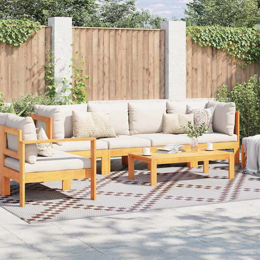 Lauko kilimas ARAKIL Ruda ir balta 300 x 400 cm PP