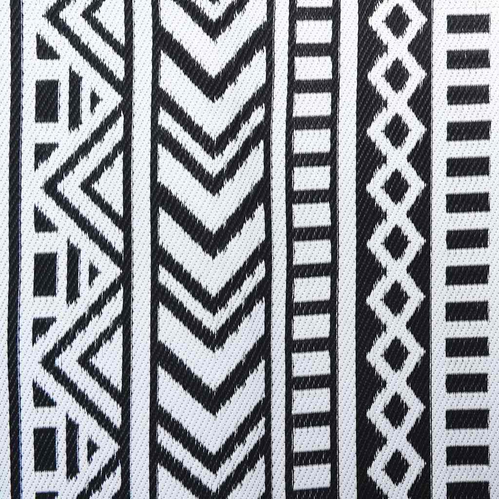 Lauko kilimas ARAKIL Juoda ir balta 300 x 400 cm PP