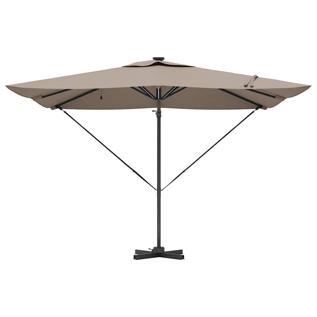 Skėtis nuo saulės Taupe 286 x 285 x 270 cm Aliuminis