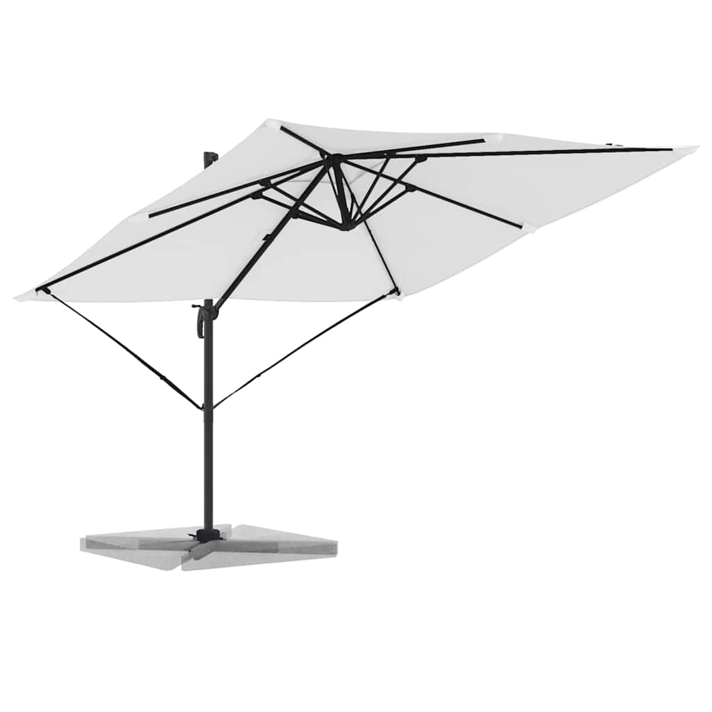 Kantilevo Roma Parasol Smėlio 286x285x265 cm Aliuminis