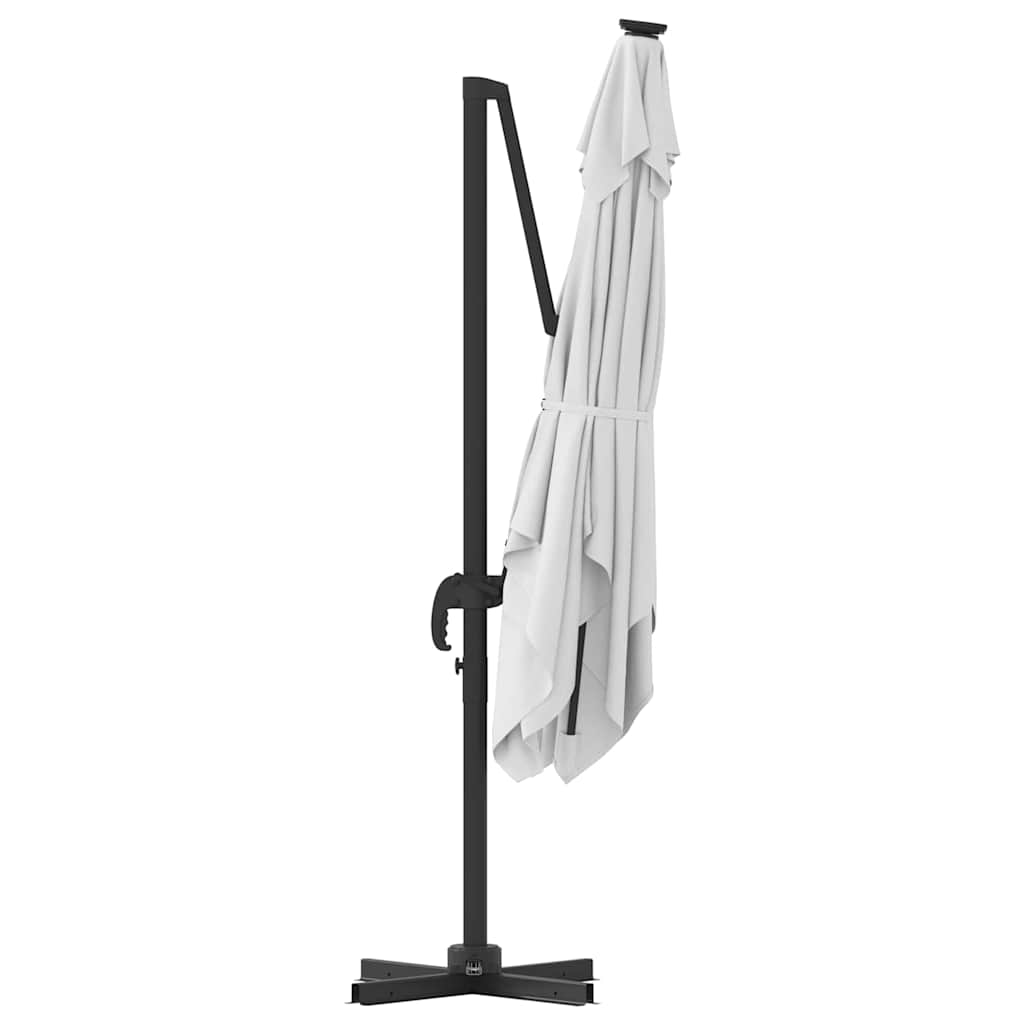 Kantilevo Roma Parasol Smėlio 286x285x265 cm Aliuminis