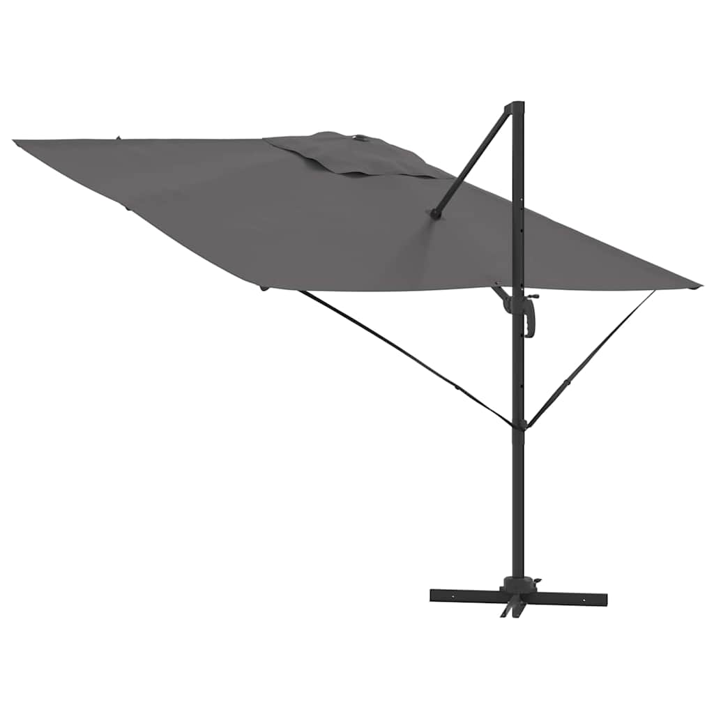 Cantilever Roma Parasol Antracito 286x285x265 cm, aliuminis
