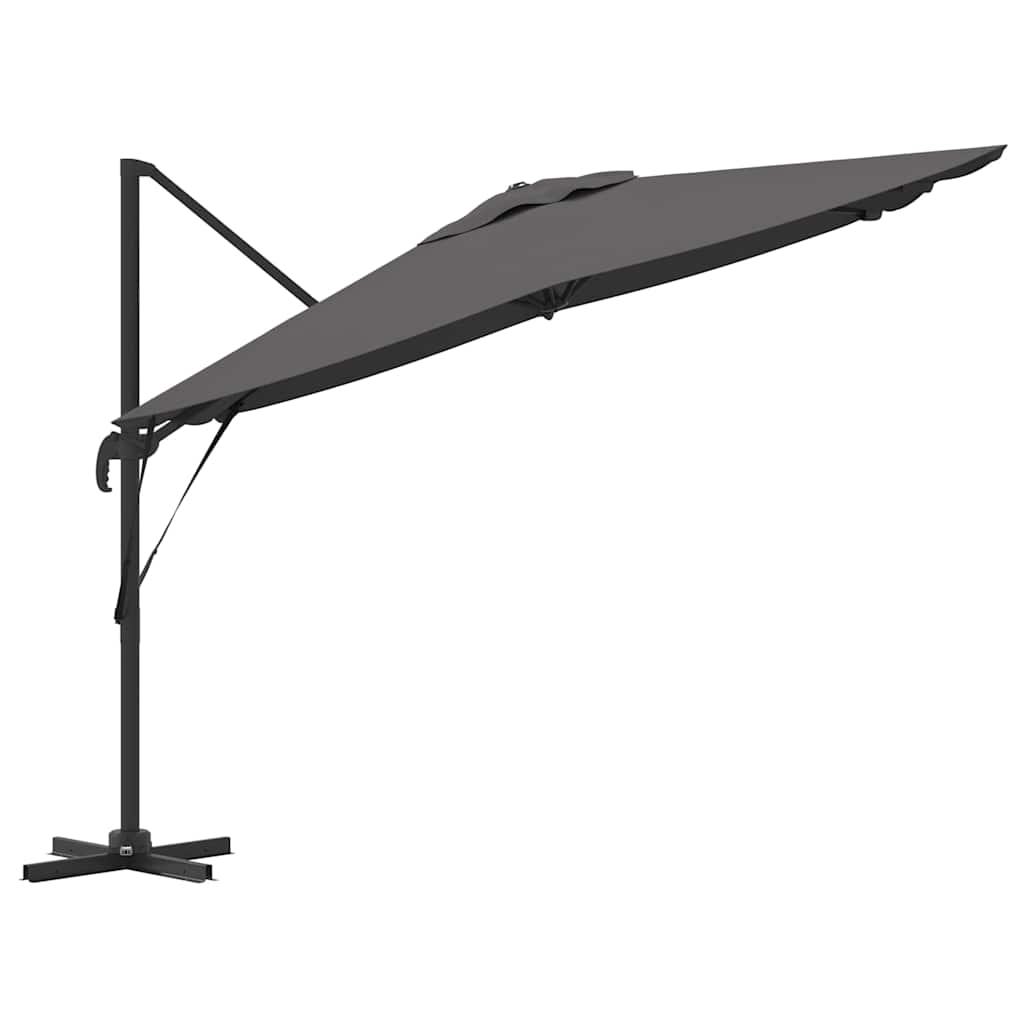 Cantilever Roma Parasol Antracito 286x285x265 cm, aliuminis