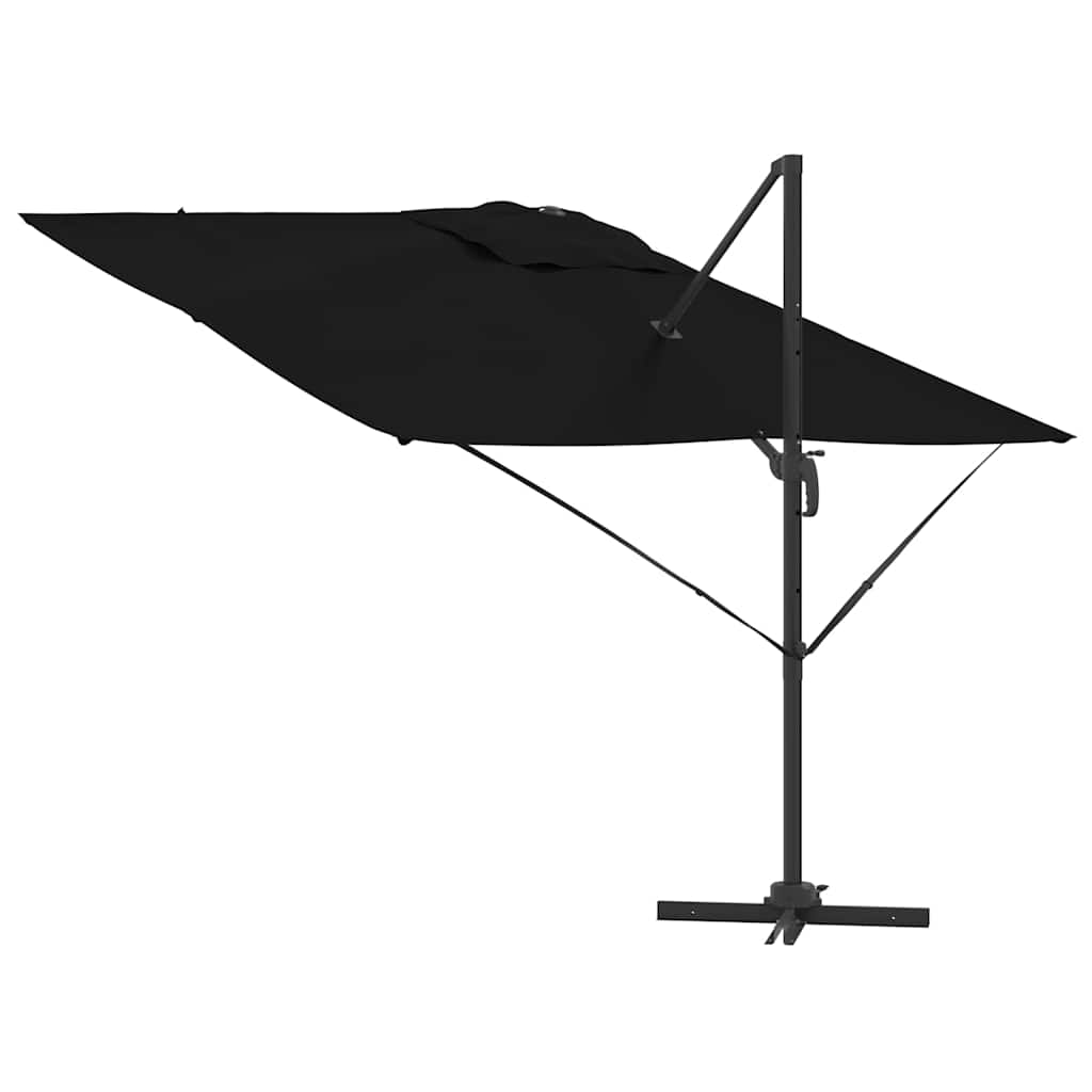 Katalizinis Roma Parasol Juoda 286x285x265 cm Aluminium