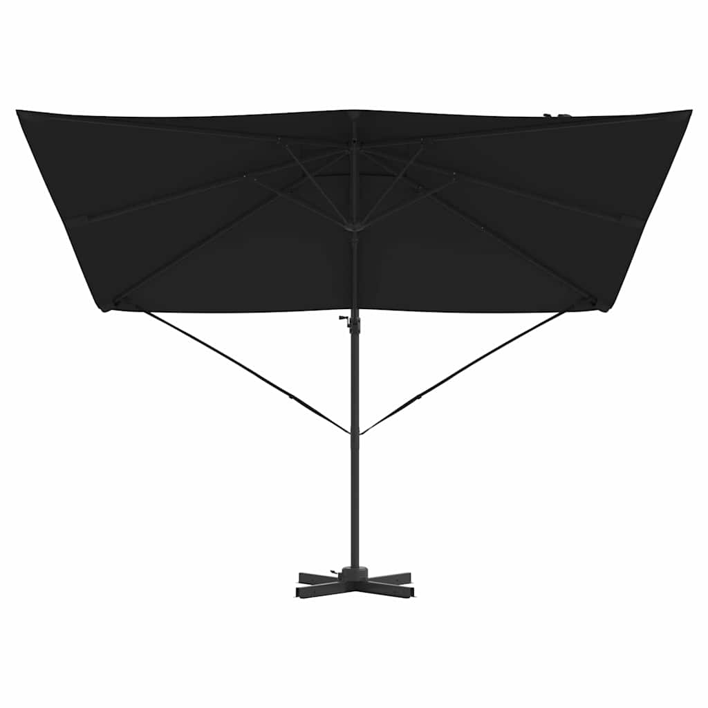 Katalizinis Roma Parasol Juoda 286x285x265 cm Aluminium