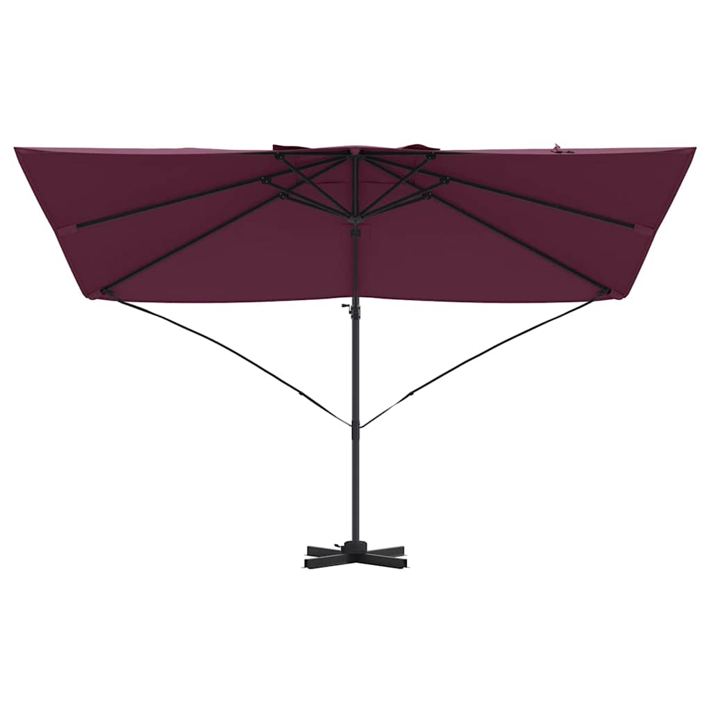 Konsole skėtys Burgundijos raudona Poliesteris, Plienas Didelis