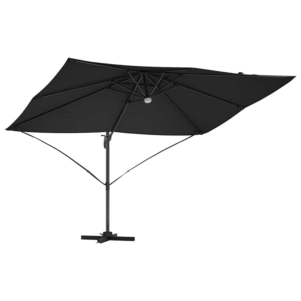 Skėtis nuo saulės Juoda 351 x 250 x 253 cm