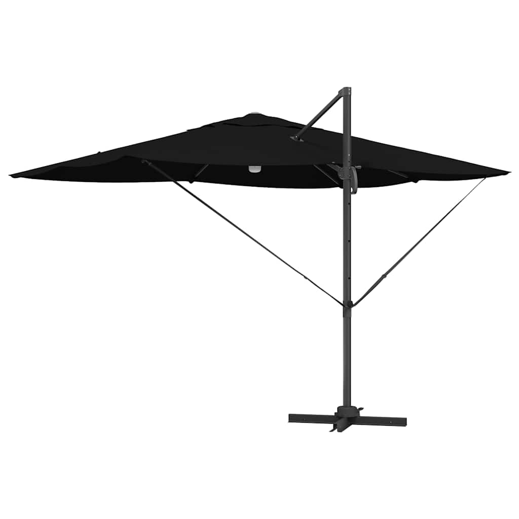 Skėtis nuo saulės Juoda 351 x 250 x 253 cm