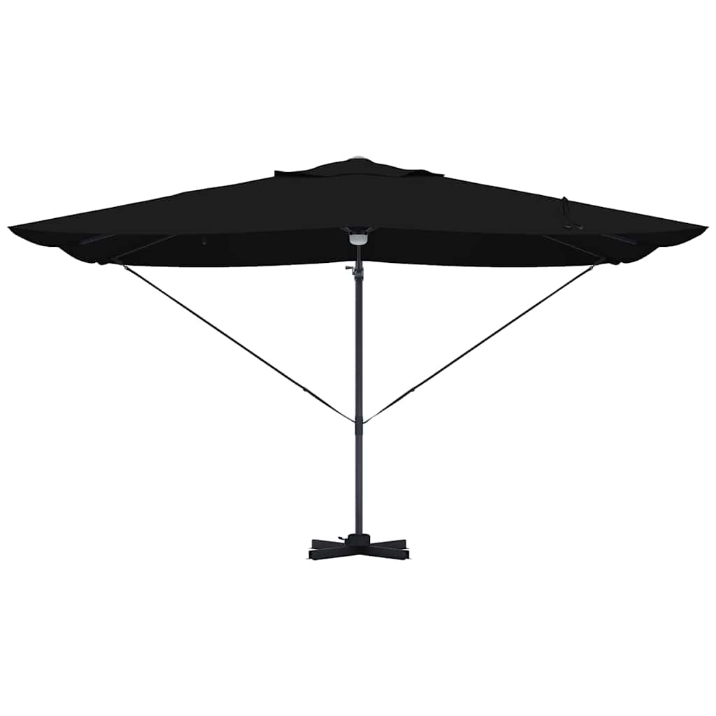 Skėtis nuo saulės Juoda 351 x 250 x 253 cm