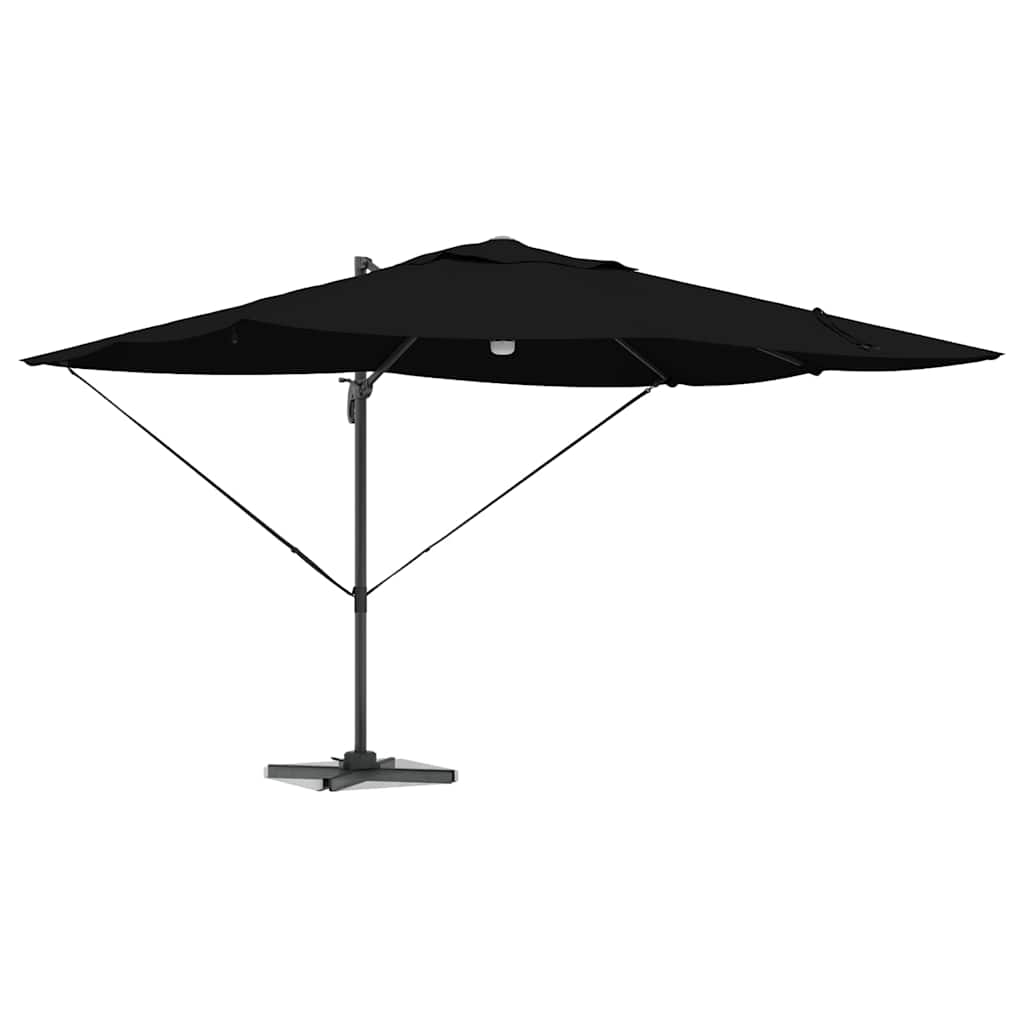 Skėtis nuo saulės Juoda 351 x 250 x 253 cm