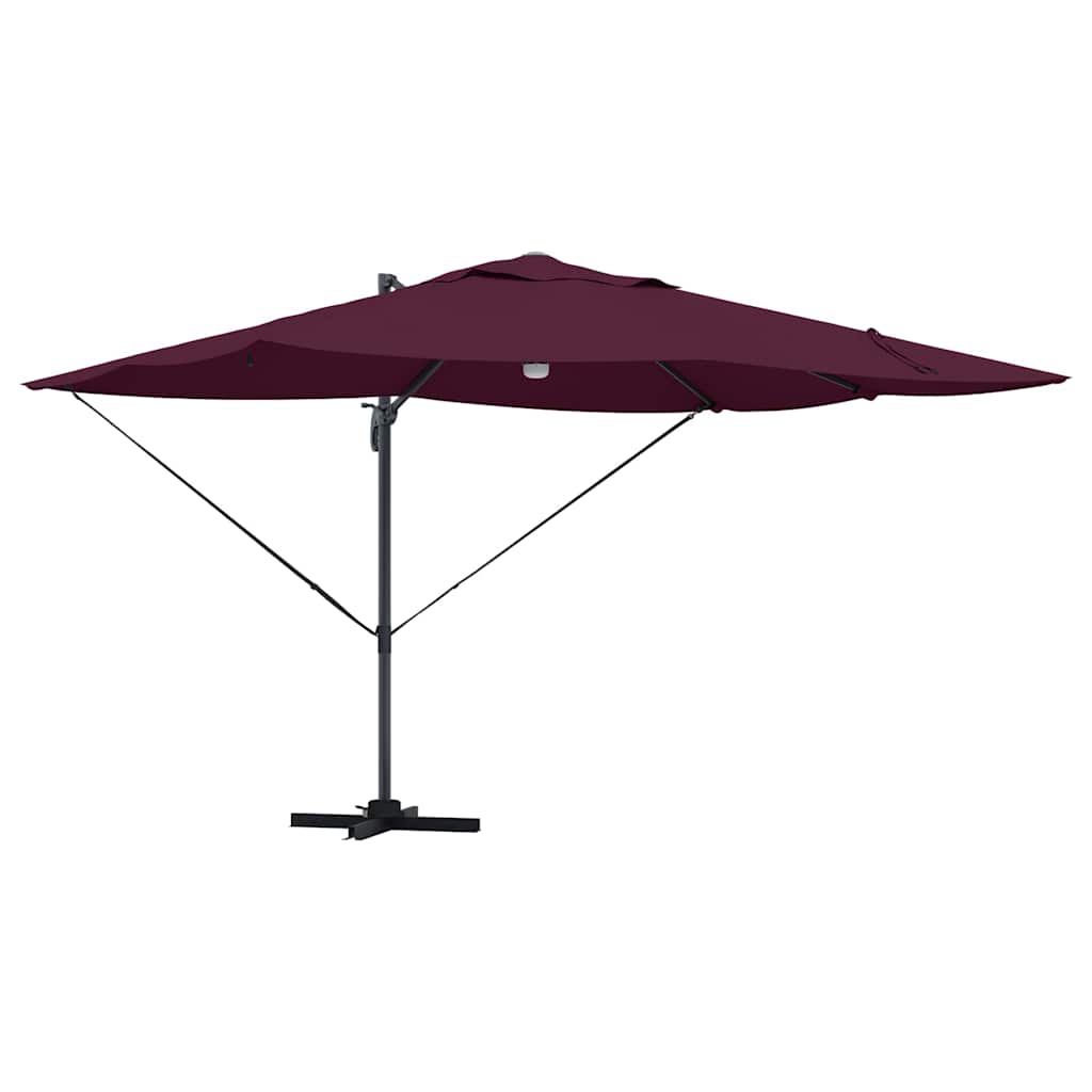 Skėtis nuo saulės Bordo raudona 351 x 250 x 253 cm