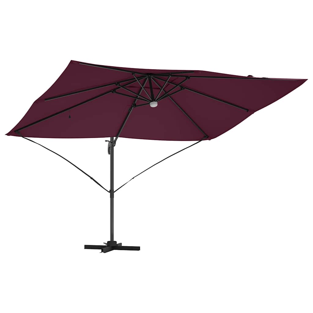 Skėtis nuo saulės Bordo raudona 351 x 250 x 253 cm