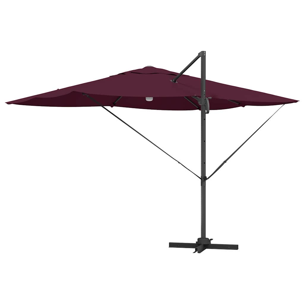 Skėtis nuo saulės Bordo raudona 351 x 250 x 253 cm