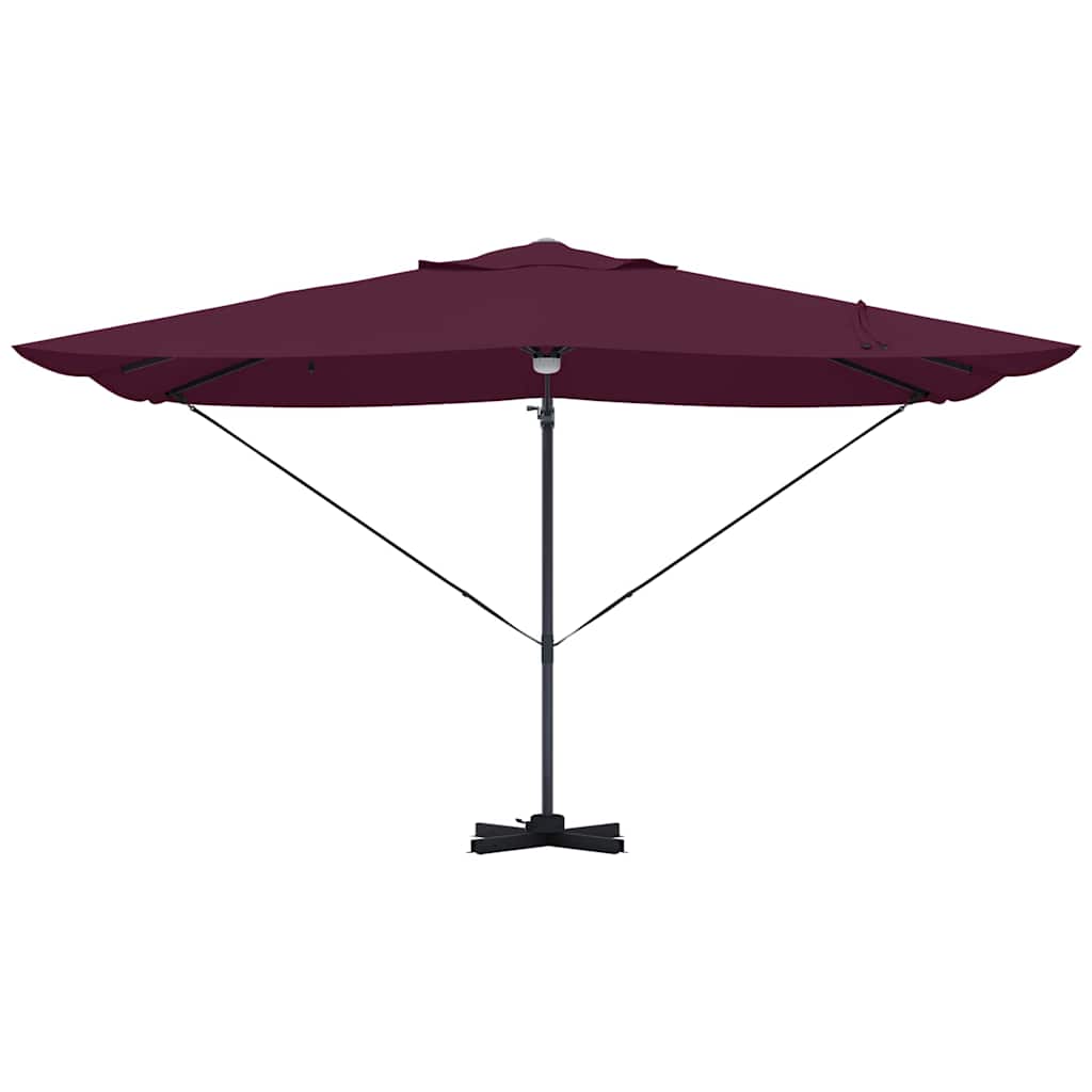 Skėtis nuo saulės Bordo raudona 351 x 250 x 253 cm