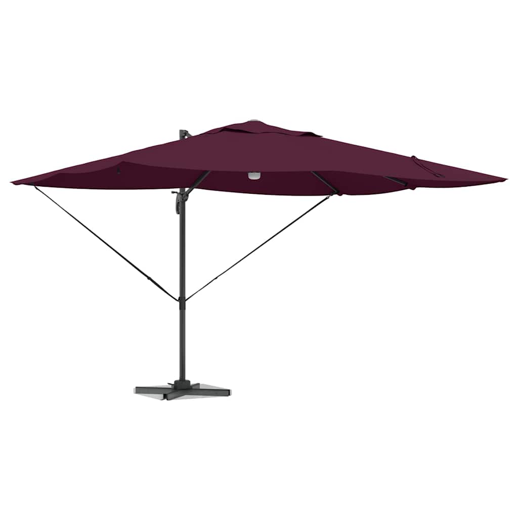 Skėtis nuo saulės Bordo raudona 351 x 250 x 253 cm