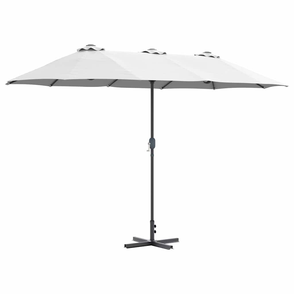 Sodo skėtis Smėlio 380 x 196 x 235 cm