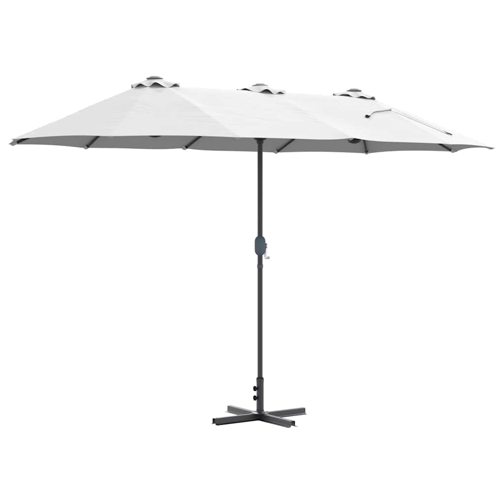 Sodo skėtis Smėlio 380 x 196 x 235 cm