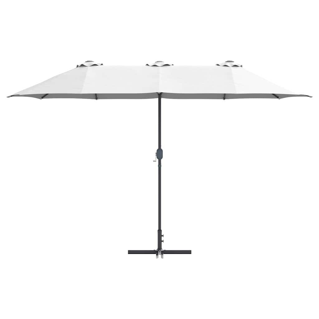 Sodo skėtis Smėlio 380 x 196 x 235 cm