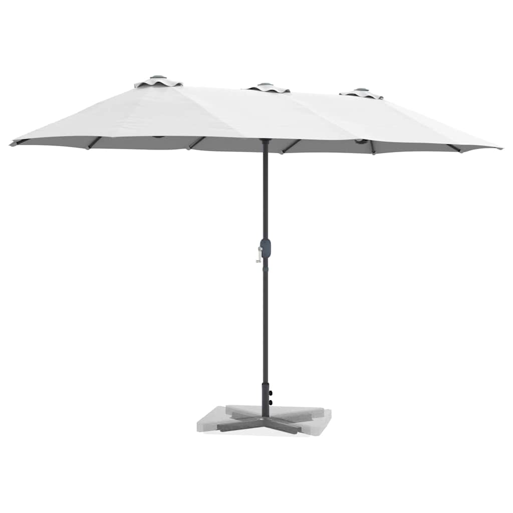 Sodo skėtis Smėlio 380 x 196 x 235 cm