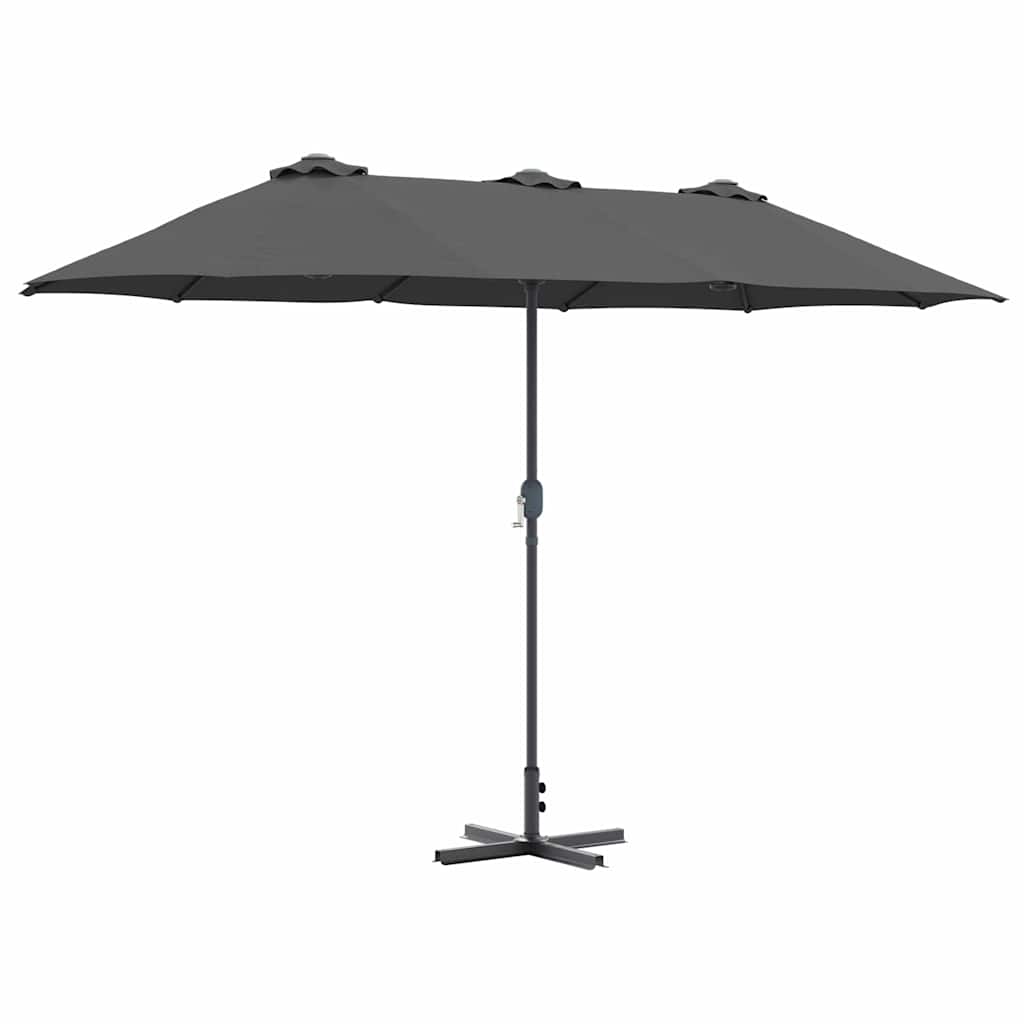 Sodo skėtis Antracitas 380 x 196 x 235 cm