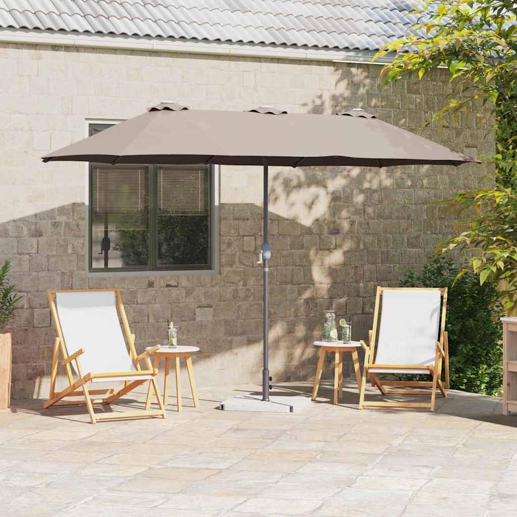 Sodo skėtis Taupe 380 x 196 x 235 cm