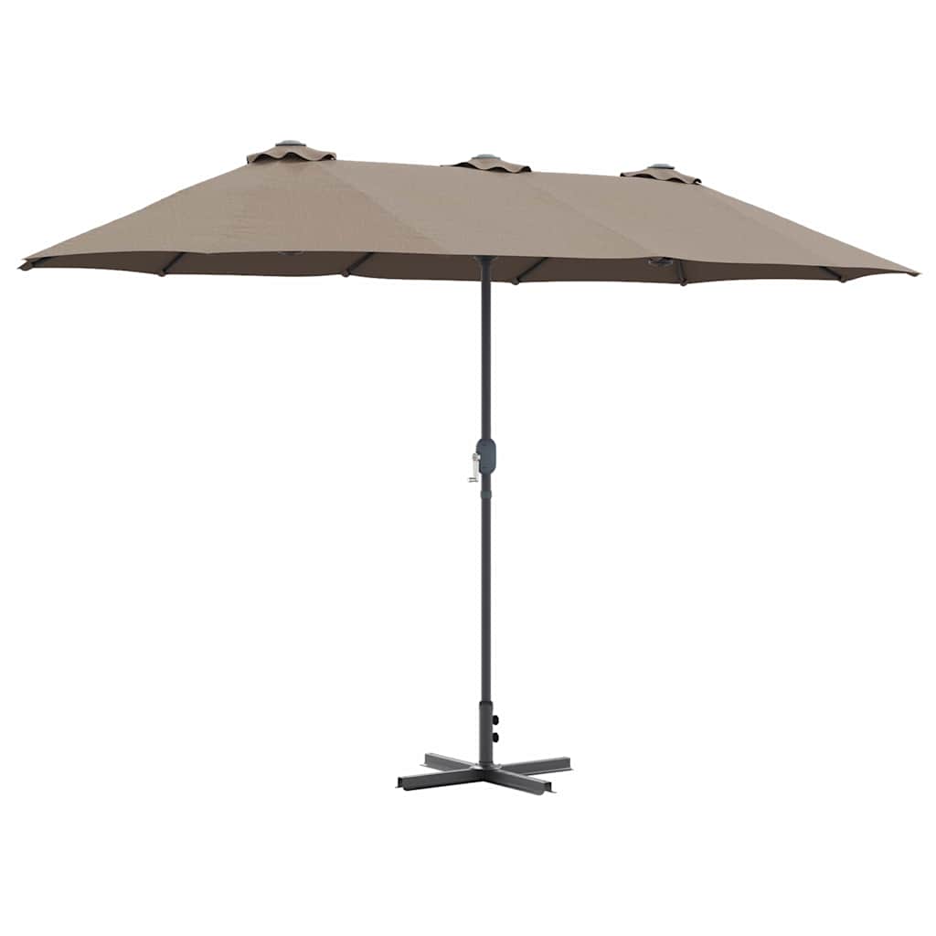 Sodo skėtis Taupe 380 x 196 x 235 cm