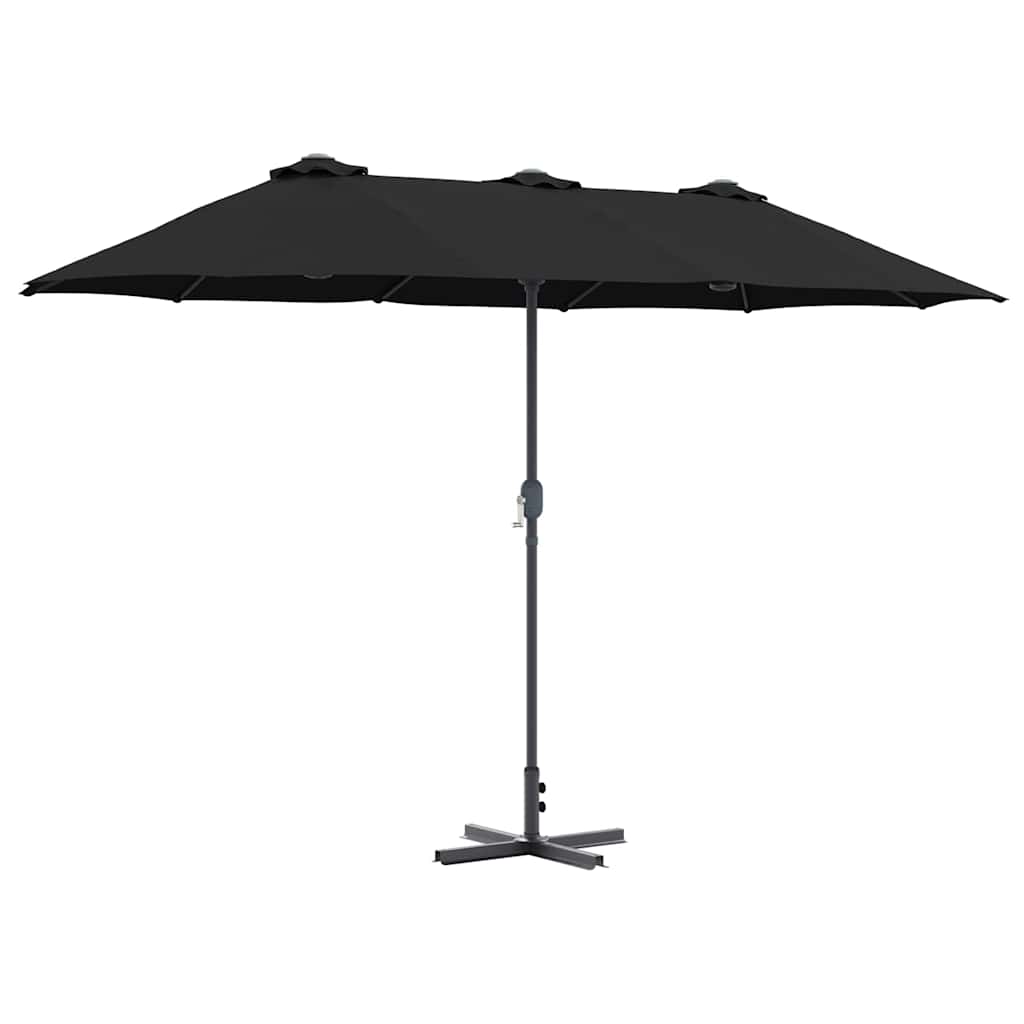 Sodo skėtis Juoda 380 x 196 x 235 cm