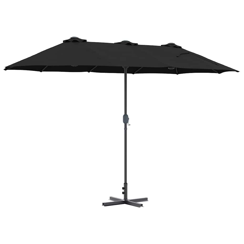 Sodo skėtis Juoda 380 x 196 x 235 cm