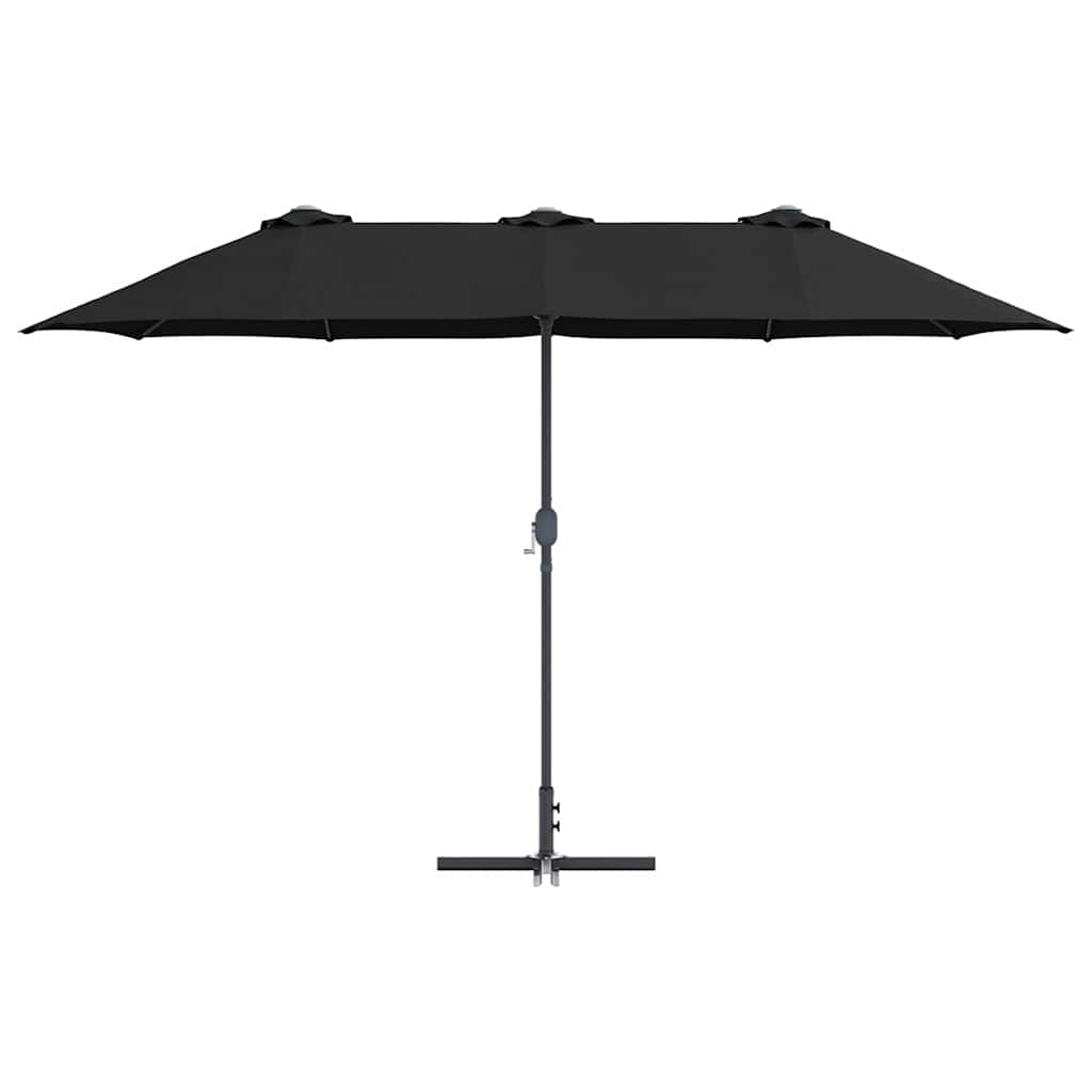 Sodo skėtis Juoda 380 x 196 x 235 cm