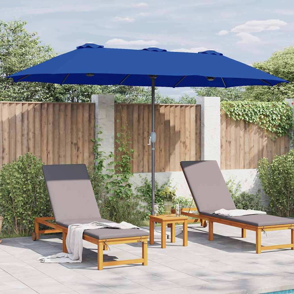 Sodo skėtis Mėlyna 380 x 196 x 235 cm