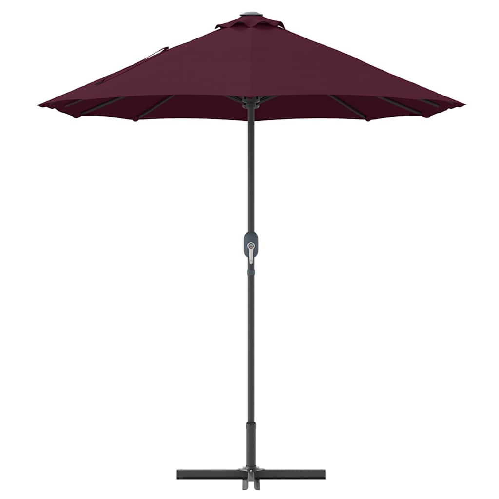 Sodo skėtis Bordo raudona 380 x 196 x 235 cm