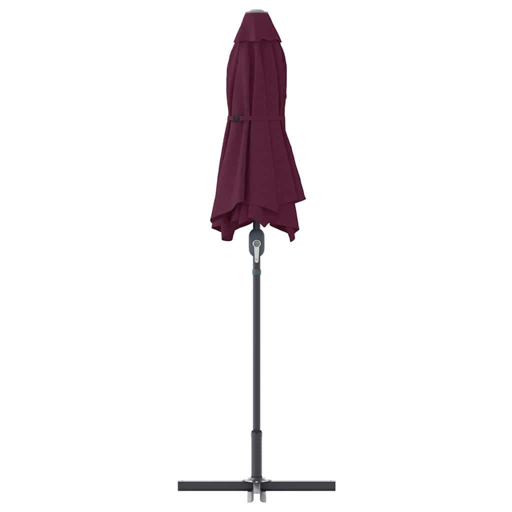 Sodo skėtis Bordo raudona 380 x 196 x 235 cm