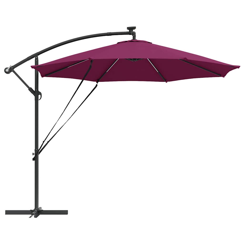 Skėtis nuo saulės Bordo raudona 294 x 294 x 248 cm