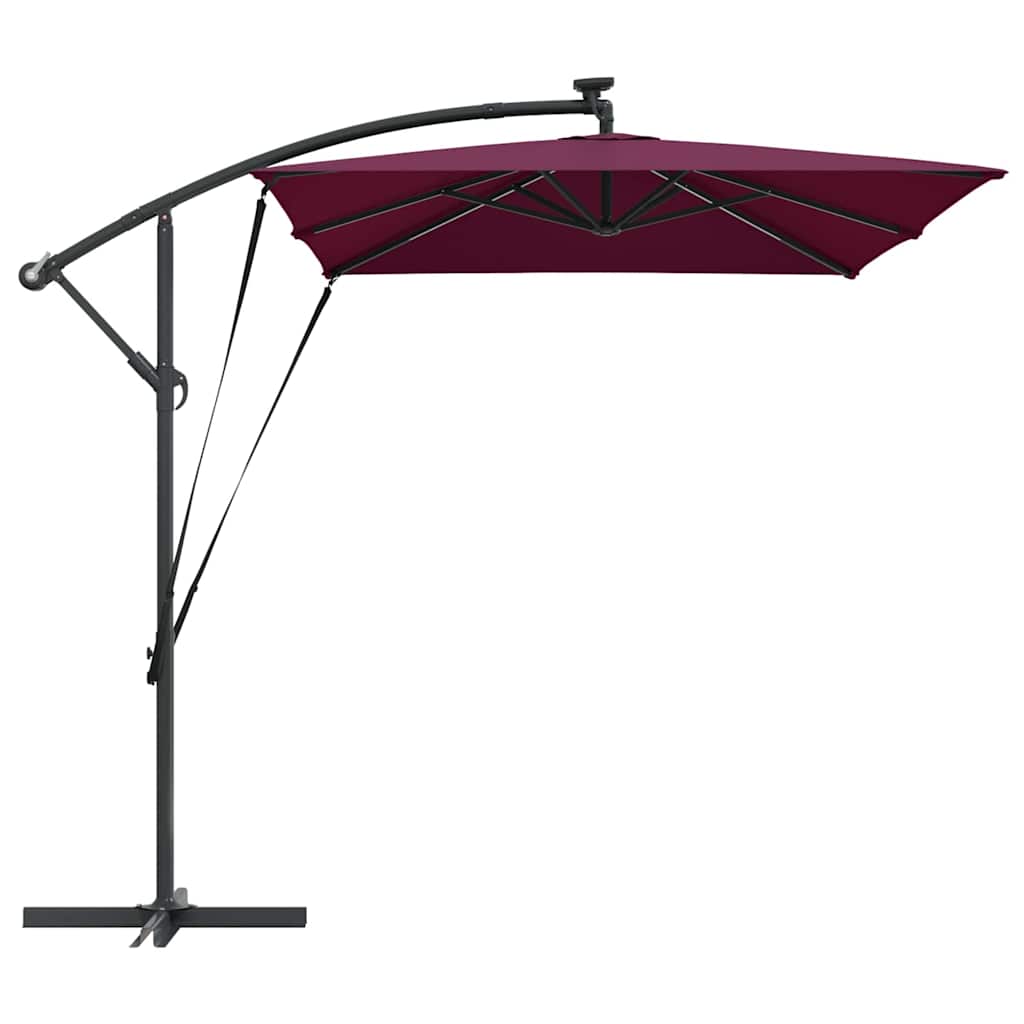Skėtis nuo saulės Bordo raudona 294 x 200 x 270 cm