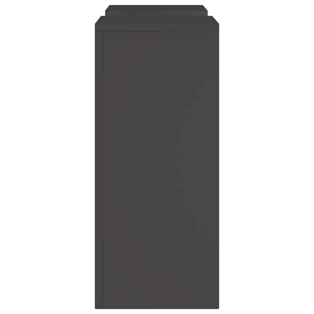 Augalų stovas 2 pcs Juoda 24 x 24 x 55 cm Plienas