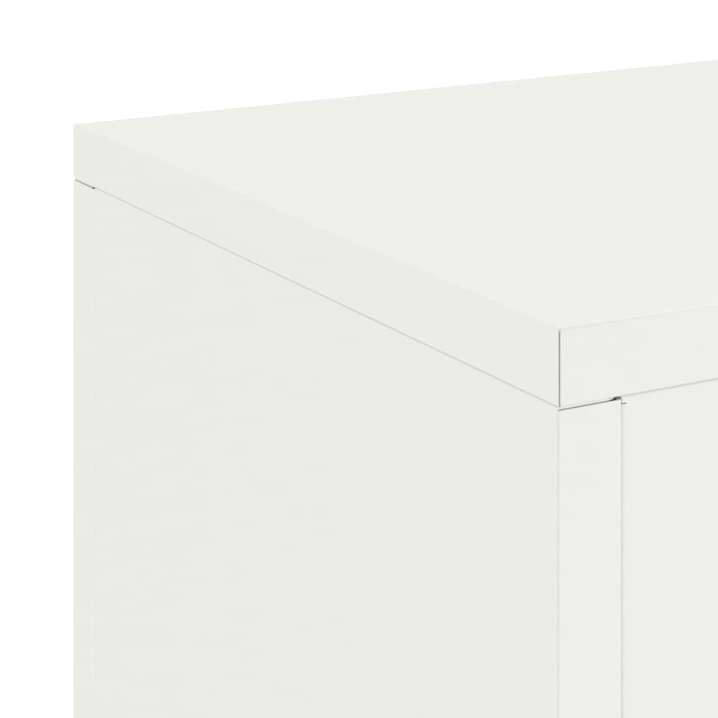 Augalų stovas 2 pcs Balta 24 x 24 x 55 cm Plienas
