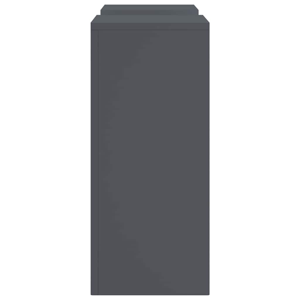 Augalų stovas 2 pcs Antracitas 24 x 24 x 55 cm Plienas