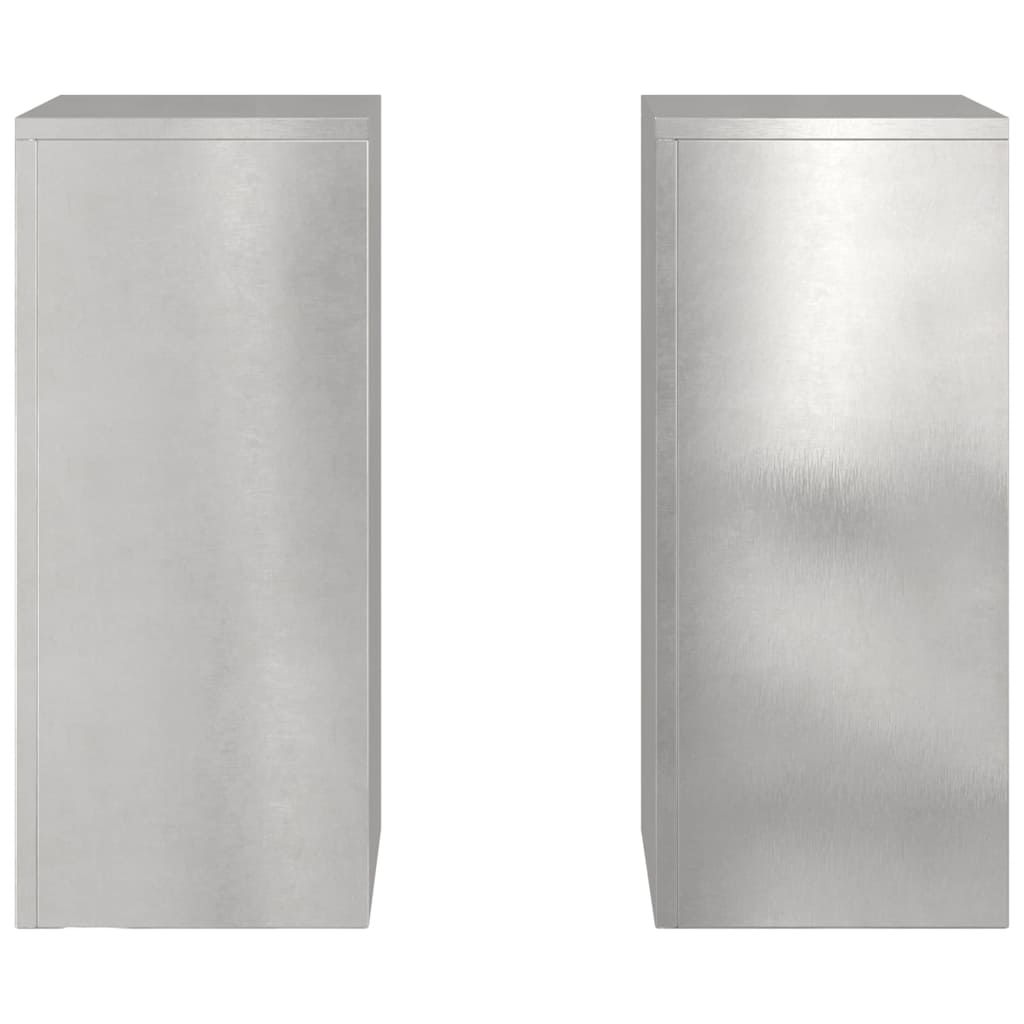 Augalų stovas 2 pcs Sidabro 24 x 24 x 55 cm