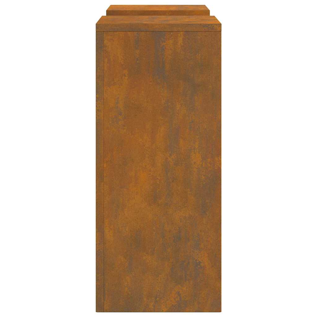 Augalų stovas 2 pcs Rūdijanti 24 x 24 x 55 cm