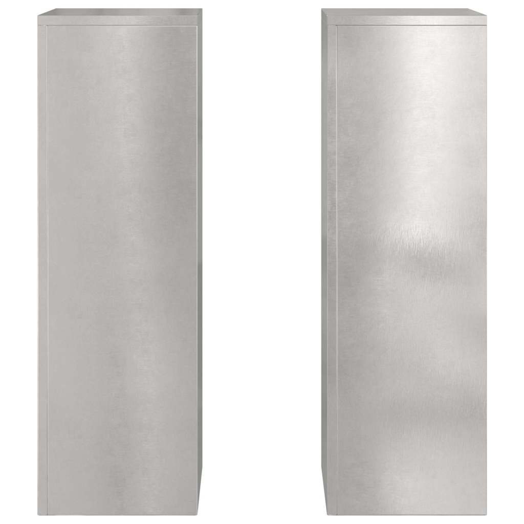 Augalų stovas 2 pcs Sidabro 24 x 24 x 75 cm