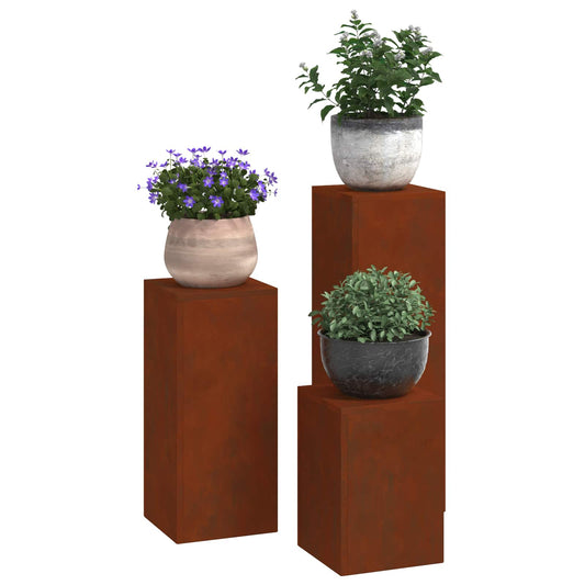 Augalų stovas 3 pcs Rūdijanti