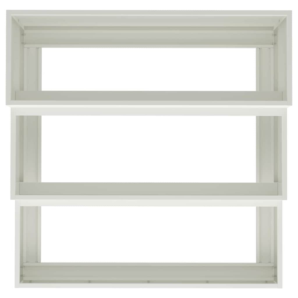 Sodo vazonas Balta 90 x 90 x 35 cm Šaltai valcuotas plienas