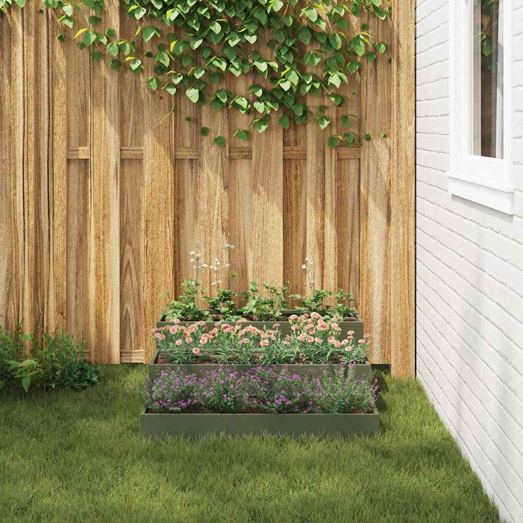 Sodo vazonas Alyvuogių žalia 90 x 90 x 35 cm