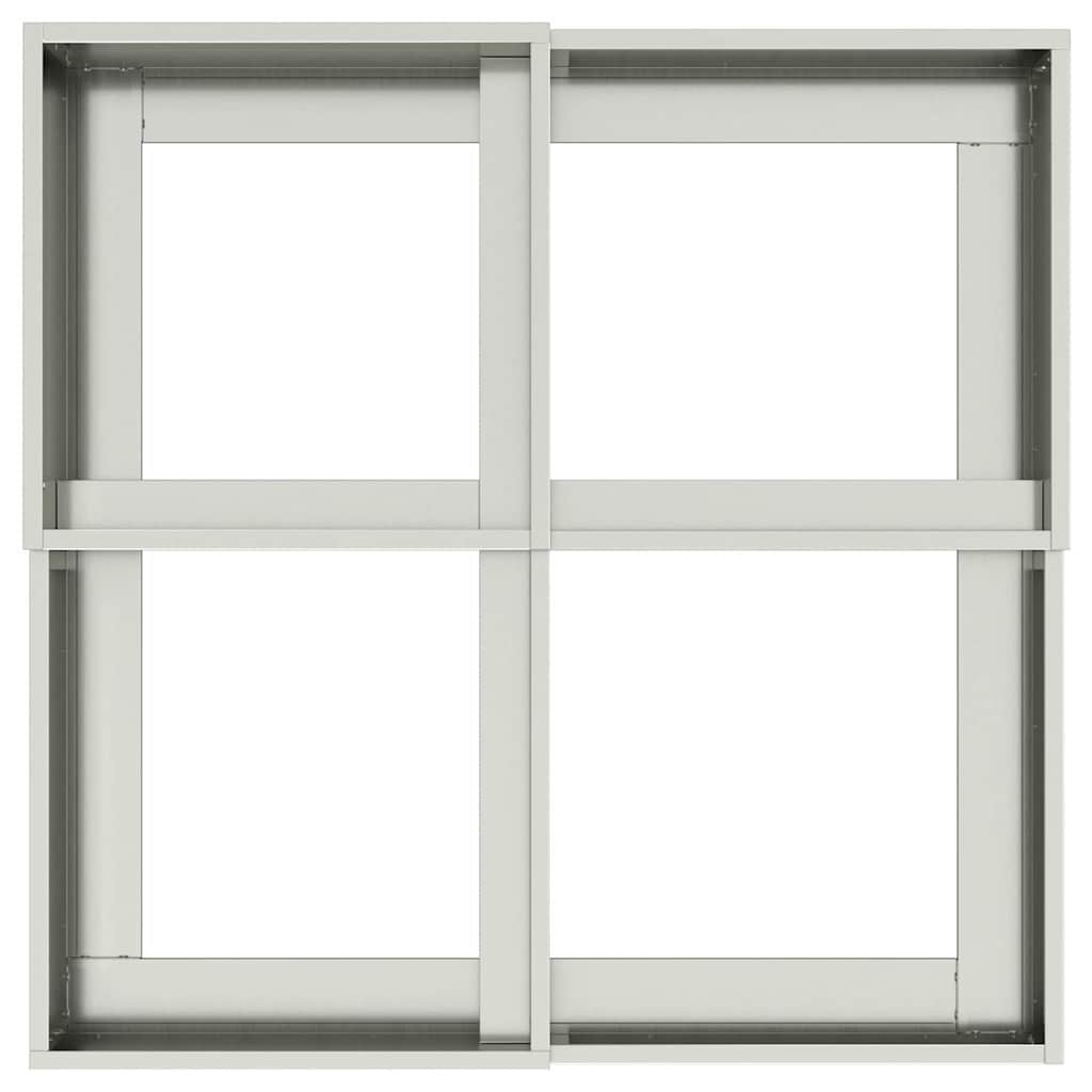 Sodo vazonas Sidabro 80 x 80 x 48 cm Galvanizuotas plienas