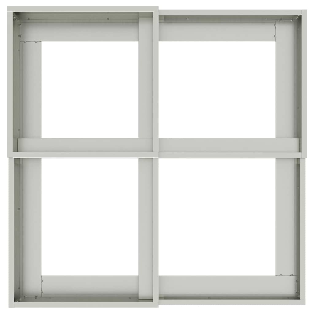 Sodo vazonas Sidabro 80 x 80 x 60 cm Galvanizuotas plienas